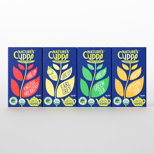 2D Front View of Nature's Cuppa Loose Leaf Tea Pack