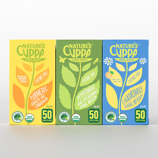 2D Front View of Nature's Cuppa The Newbies Tea Bag Pack