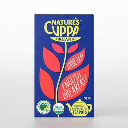 2D View of Nature's Cuppa Organic English Breakfast Loose Leaf Tea 125g