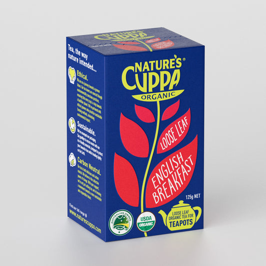3D View of Nature's Cuppa Organic English Breakfast Loose Leaf Tea 125g