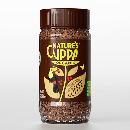 2D Front View of Nature's Cuppa Organic Freeze Dried Coffee 200g