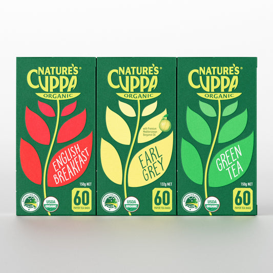 2D Front View of Nature's Cuppa The High Tea Bag Pack