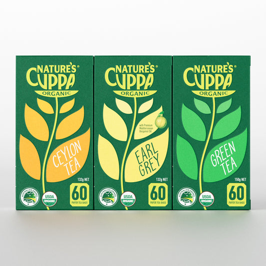 2D Front View of Nature's Cuppa The Originals Tea Bag Pack